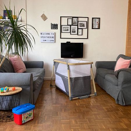 St Catherine - Sweet Home - Bxl - Studio Apartment With City View بروكسل المظهر الخارجي الصورة