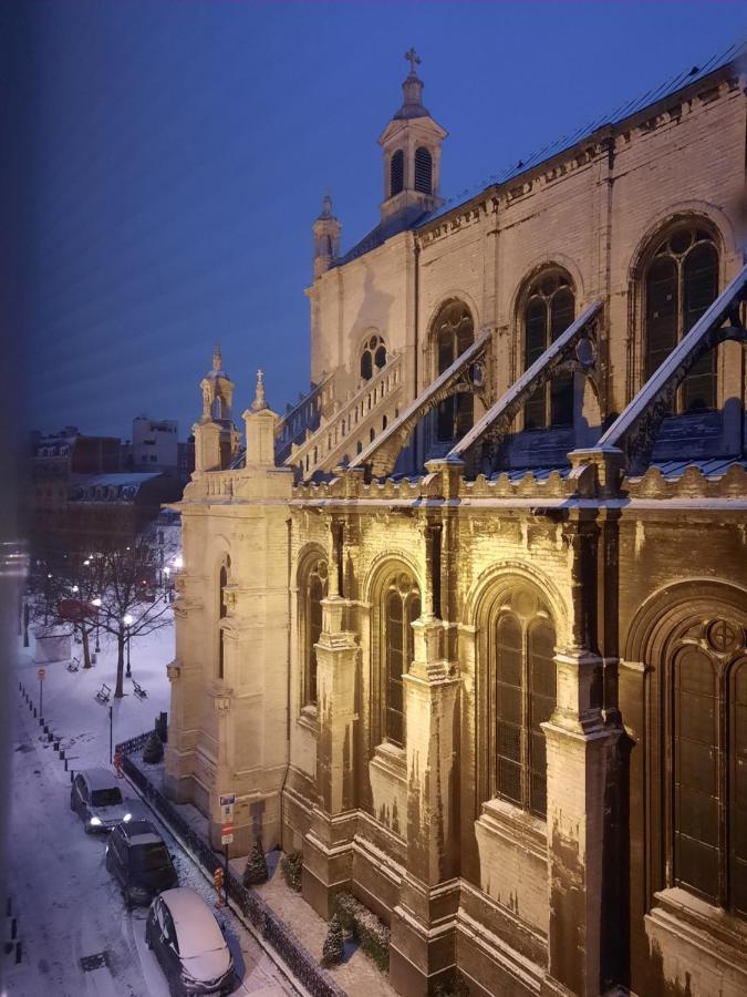 St Catherine - Sweet Home - Bxl - Studio Apartment With City View بروكسل المظهر الخارجي الصورة