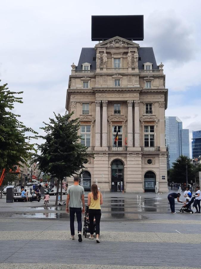 St Catherine - Sweet Home - Bxl - Studio Apartment With City View بروكسل المظهر الخارجي الصورة