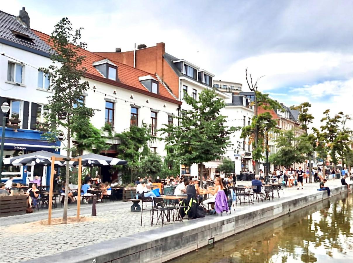St Catherine - Sweet Home - Bxl - Studio Apartment With City View بروكسل المظهر الخارجي الصورة