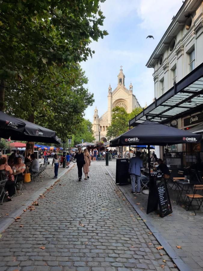 St Catherine - Sweet Home - Bxl - Studio Apartment With City View بروكسل المظهر الخارجي الصورة