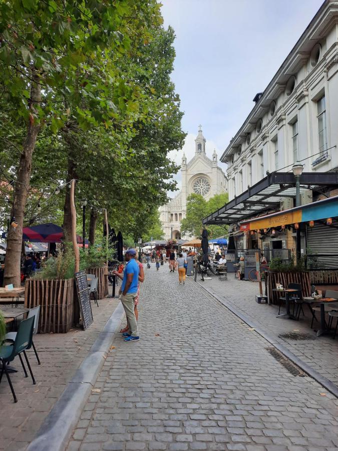 St Catherine - Sweet Home - Bxl - Studio Apartment With City View بروكسل المظهر الخارجي الصورة