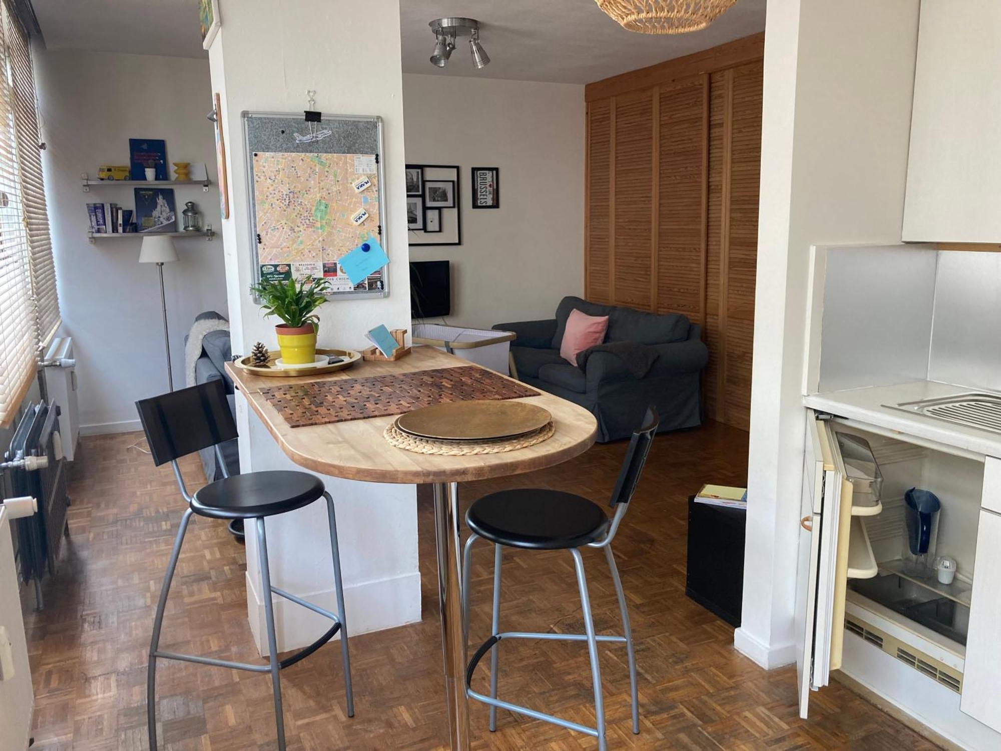 St Catherine - Sweet Home - Bxl - Studio Apartment With City View بروكسل المظهر الخارجي الصورة